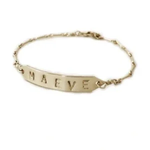 Stamped Spear ID Bracelet - CaringForTots - Professional Baby and Children's Products | Caring for Growth, Caring for Every Moment* Gift