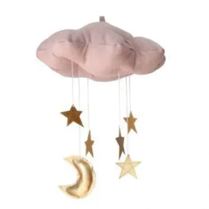 Star Cloud Mobile-Rose/Gold - CaringForTots - Professional Baby and Children's Products | Caring for Growth, Caring for Every Moment* Books