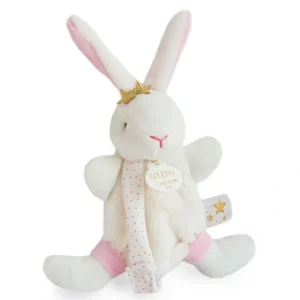Star Pink Bunny Plush Pacifier Holder - CaringForTots - Professional Baby and Children's Products | Caring for Growth, Caring for Every Moment* Blankies