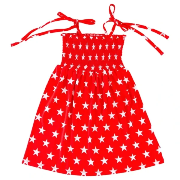 Star Smocked Birdie Dress - CaringForTots - Professional Baby and Children's Products | Caring for Growth, Caring for Every Moment* Dresses