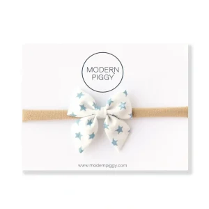 Star Spangled | Mini Piggy Bow - CaringForTots - Professional Baby and Children's Products | Caring for Growth, Caring for Every Moment* Piggy Bow