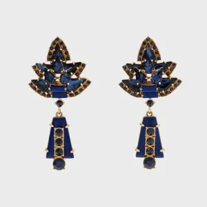 Starburst Earrings, Lapis Lazuli - CaringForTots - Professional Baby and Children's Products | Caring for Growth, Caring for Every Moment* Jewelry