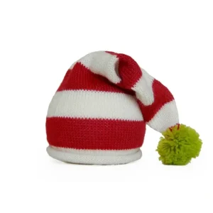 Stocking Hat In Red And Ecru - CaringForTots - Professional Baby and Children's Products | Caring for Growth, Caring for Every Moment* Christmas Stockings