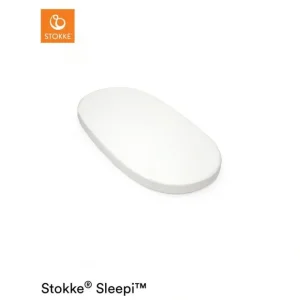 Stokke Sleepi V3 Fitted Sheet - White - CaringForTots - Professional Baby and Children's Products | Caring for Growth, Caring for Every Moment* Sheets