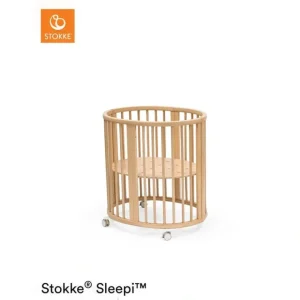 Stokke Sleepi V3 Mini Crib - Natural - CaringForTots - Professional Baby and Children's Products | Caring for Growth, Caring for Every Moment* Cribs