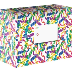 Streamers Medium Birthday Printed Gift Mailing Boxes - CaringForTots - Professional Baby and Children's Products | Caring for Growth, Caring for Every Moment* Mailing Boxes