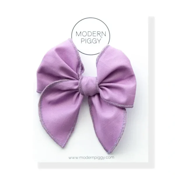 Striking Purple | Petite Party Bow - CaringForTots - Professional Baby and Children's Products | Caring for Growth, Caring for Every Moment* Hand-tied bow