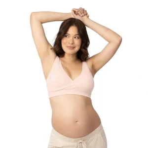 Sublime Adjustable Crossover Nursing & Lounge Bra | Soft Pink - CaringForTots - Professional Baby and Children's Products | Caring for Growth, Caring for Every Moment* Bras
