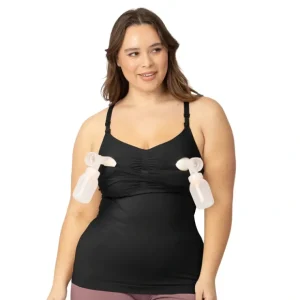 Sublime Hands-free Pumping & Nursing Tank | Black - CaringForTots - Professional Baby and Children's Products | Caring for Growth, Caring for Every Moment* Bras