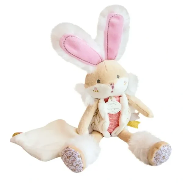 Sugar Bunny Pink Plush Bunny - CaringForTots - Professional Baby and Children's Products | Caring for Growth, Caring for Every Moment* Sugar Bunny