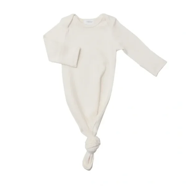 Sugar Swizzle Ribbed Knotted Gown - CaringForTots - Professional Baby and Children's Products | Caring for Growth, Caring for Every Moment* Boys