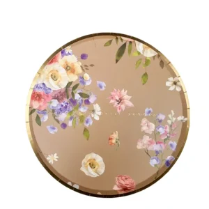 Summer Floral Plate, Large - CaringForTots - Professional Baby and Children's Products | Caring for Growth, Caring for Every Moment* Party Plates