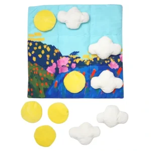 Sunny Day Floor Mat Tic Tac Toe - CaringForTots - Professional Baby and Children's Products | Caring for Growth, Caring for Every Moment* Games
