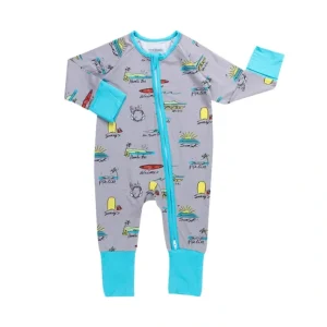 Surf Report Bamboo Coverall - CaringForTots - Professional Baby and Children's Products | Caring for Growth, Caring for Every Moment* Rompers - Overall