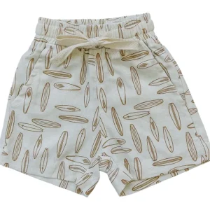 Surfboard Linen Cotton Shorts - CaringForTots - Professional Baby and Children's Products | Caring for Growth, Caring for Every Moment* Shorts