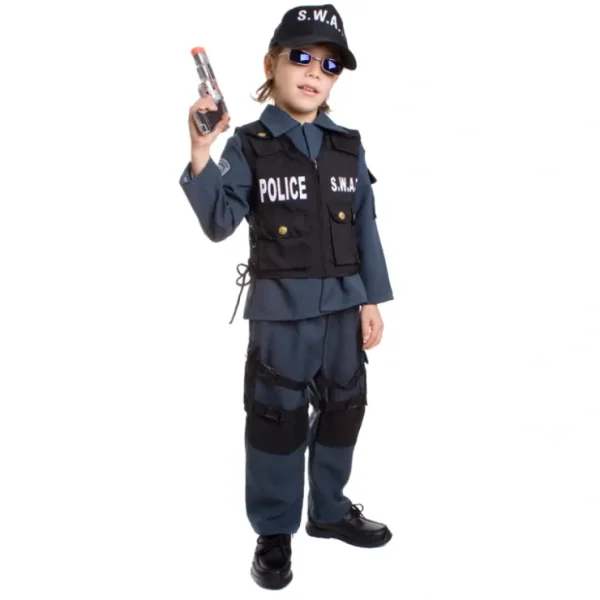 S.w.a.t. Police Officer Costume - Kids - CaringForTots - Professional Baby and Children's Products | Caring for Growth, Caring for Every Moment* Costumes