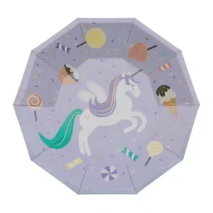 Sweet Unicorn Small Plates (set Of 8) - CaringForTots - Professional Baby and Children's Products | Caring for Growth, Caring for Every Moment* Party Plates
