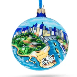 Sydney, Australia Glass Ball Christmas Ornament 4 Inches - CaringForTots - Professional Baby and Children's Products | Caring for Growth, Caring for Every Moment* Christmas Tree Ornaments