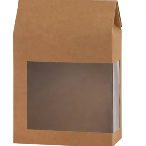 Tall Paper Boxes With Window Kraft Paper 8x5.5x2.5 Gift Boxes 16 Pack - CaringForTots - Professional Baby and Children's Products | Caring for Growth, Caring for Every Moment* rug