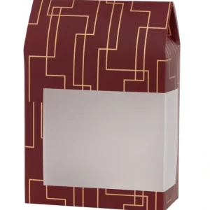 Tall Paper Boxes With Window Red 8x5.5x2.5 Gift Boxes 16 Pack - CaringForTots - Professional Baby and Children's Products | Caring for Growth, Caring for Every Moment* rug