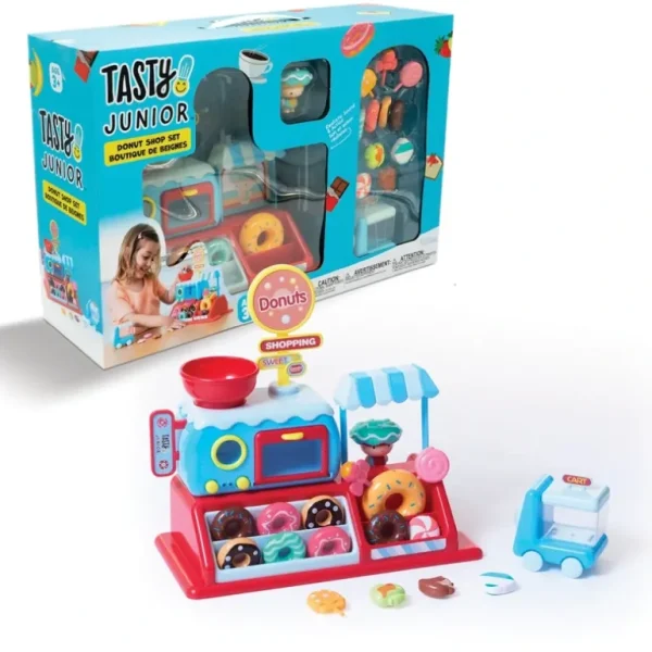 Toys | Tasty Junior - Donut Shop Set - CaringForTots - Professional Baby and Children's Products | Caring for Growth, Caring for Every Moment