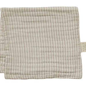 Taupe Stripe Muslin Burp Cloth - CaringForTots - Professional Baby and Children's Products | Caring for Growth, Caring for Every Moment* Burp Cloths
