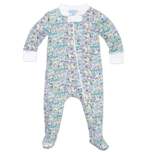 Tennis Zip Onesie - Match Set Multi - Tennis - Match Set Multi - CaringForTots - Professional Baby and Children's Products | Caring for Growth, Caring for Every Moment* Onesies