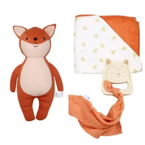 Terracotta Fox Gift Set - CaringForTots - Professional Baby and Children's Products | Caring for Growth, Caring for Every Moment* Gift Sets
