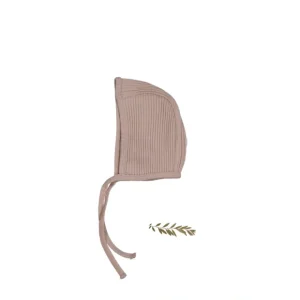 The Bonnet - Mauve - CaringForTots - Professional Baby and Children's Products | Caring for Growth, Caring for Every Moment* Bonnets