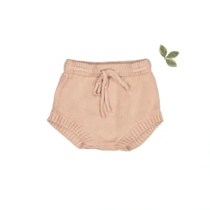The Chunky Knit Bloomer - Blush - CaringForTots - Professional Baby and Children's Products | Caring for Growth, Caring for Every Moment* Knit Bloomer