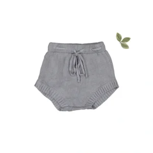 The Chunky Knit Bloomer - Slate - CaringForTots - Professional Baby and Children's Products | Caring for Growth, Caring for Every Moment* Knit Bloomer