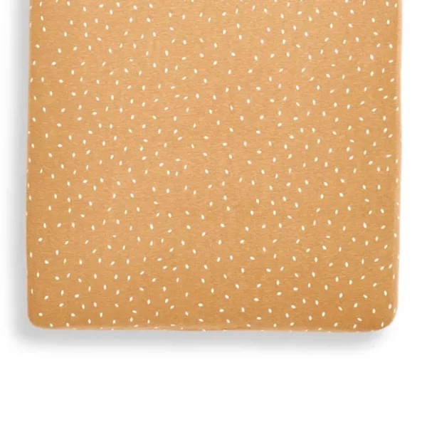 The Little Green Sheep Organic Crib Fitted Sheet - Honey Rice - CaringForTots - Professional Baby and Children's Products | Caring for Growth, Caring for Every Moment* Sheets