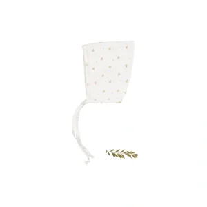 The Printed Pixie Bonnet - Tan Blossom - CaringForTots - Professional Baby and Children's Products | Caring for Growth, Caring for Every Moment* Bonnets