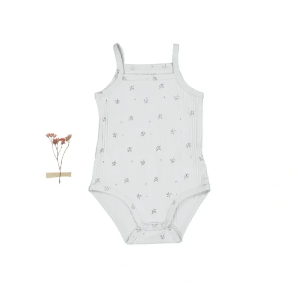 The Printed Tank Onesie - Sky Blossom - CaringForTots - Professional Baby and Children's Products | Caring for Growth, Caring for Every Moment* Onesies