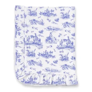 Toile De Jouy Stroller Bamboo Blanket - CaringForTots - Professional Baby and Children's Products | Caring for Growth, Caring for Every Moment* Baby Blankets