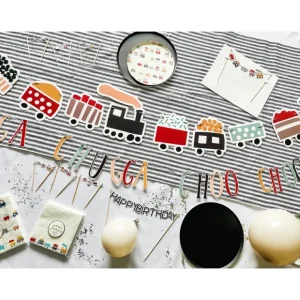 Train Choo Choo Banner - CaringForTots - Professional Baby and Children's Products | Caring for Growth, Caring for Every Moment* Party Decor