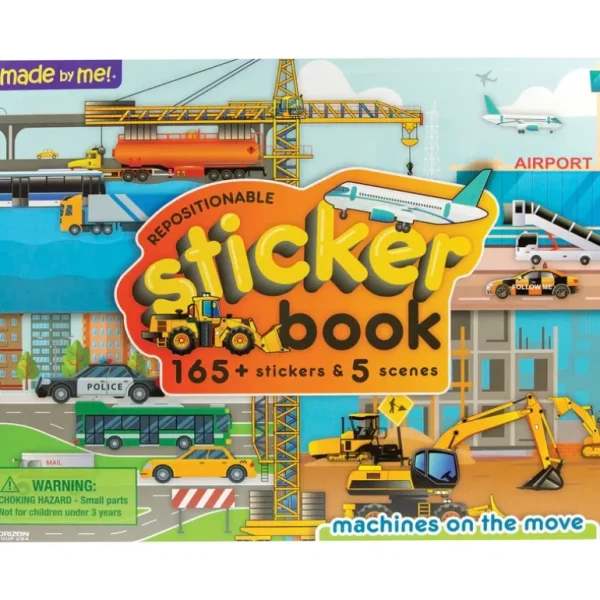 Toys | Transportation Sticker Book - CaringForTots - Professional Baby and Children's Products | Caring for Growth, Caring for Every Moment