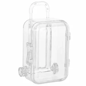 Travel Case Shaped Acrylic Candy Boxes 24 Pack 4.01"x1.65"x2.12" - CaringForTots - Professional Baby and Children's Products | Caring for Growth, Caring for Every Moment* Cute candy boxes