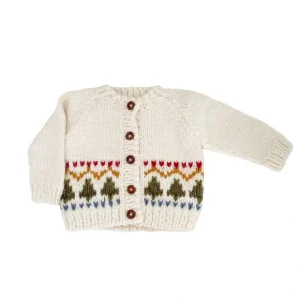 Tree Fair Isle Cardigan - CaringForTots - Professional Baby and Children's Products | Caring for Growth, Caring for Every Moment* Sweaters