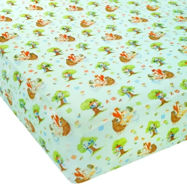 Tree House Party Crib Sheet - CaringForTots - Professional Baby and Children's Products | Caring for Growth, Caring for Every Moment* Crib Sheets