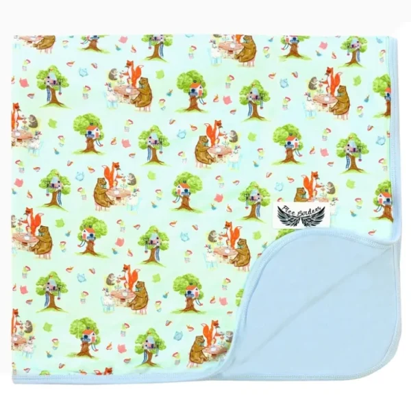 Tree House Party Toddler Blanket - CaringForTots - Professional Baby and Children's Products | Caring for Growth, Caring for Every Moment* Toddler Blankets