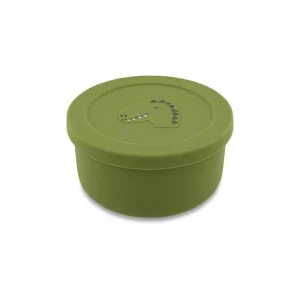 Trixie Silicone Snack Pot + Lid - Mr Dino - CaringForTots - Professional Baby and Children's Products | Caring for Growth, Caring for Every Moment* Snack Boxes