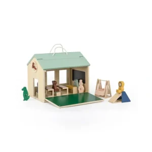 Trixie Wooden School With Accessories - CaringForTots - Professional Baby and Children's Products | Caring for Growth, Caring for Every Moment* Role Play
