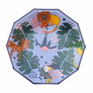 Tropical Animals Small Plates (set Of 8) - CaringForTots - Professional Baby and Children's Products | Caring for Growth, Caring for Every Moment* Party Plates