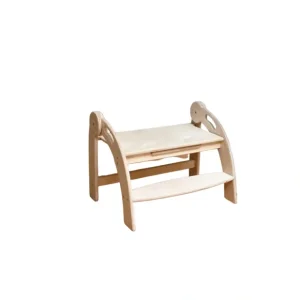 Twins Montessori Kitchen Stool - Wooden Step Stool For Kids - CaringForTots - Professional Baby and Children's Products | Caring for Growth, Caring for Every Moment* Montessori Step Stools