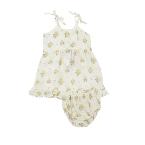 Twirly Tank Dress And Diaper Cover - Buttercup Bouquets - CaringForTots - Professional Baby and Children's Products | Caring for Growth, Caring for Every Moment* Dresses - Twirl
