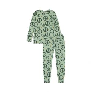 Two Piece Pajama Set - Peace + Joy - CaringForTots - Professional Baby and Children's Products | Caring for Growth, Caring for Every Moment* Matching Sets