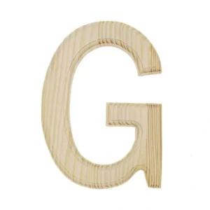 Unfinished Unpainted Wooden Letter G (6 Inches) - CaringForTots - Professional Baby and Children's Products | Caring for Growth, Caring for Every Moment* Letters