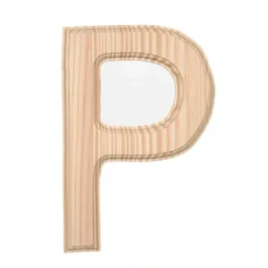 Unfinished Unpainted Wooden Letter P (6 Inches) - CaringForTots - Professional Baby and Children's Products | Caring for Growth, Caring for Every Moment* Letters