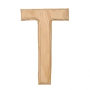 Unfinished Unpainted Wooden Letter T (6 Inches) - CaringForTots - Professional Baby and Children's Products | Caring for Growth, Caring for Every Moment* Letters